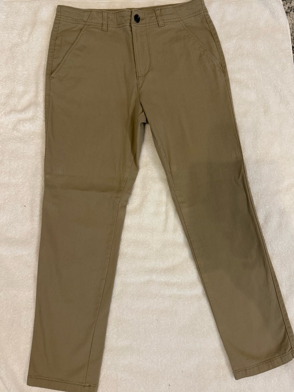 Thereabouts Boys Casual Twill Pants in Khaki Size 14 Husky